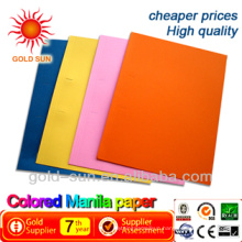 colour manila paper